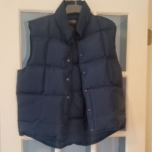 Lands End Puffer Vest Med Unisex